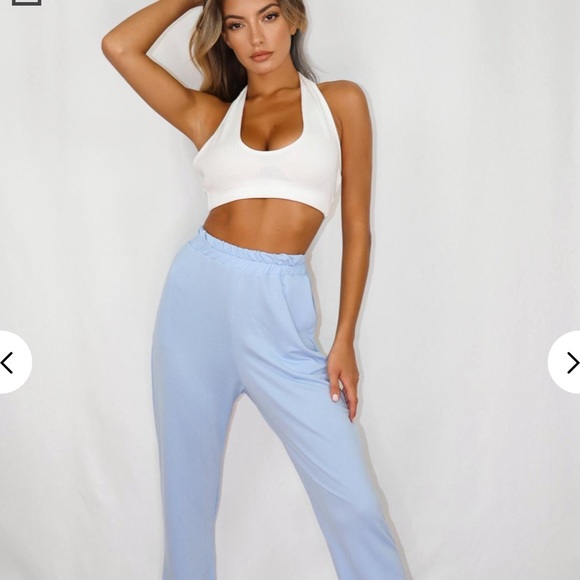 Misguided baby blue tall joggers - Picture 2 of 3